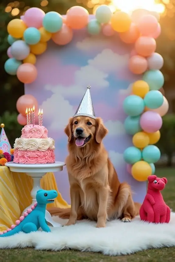 themed dog birthday photos