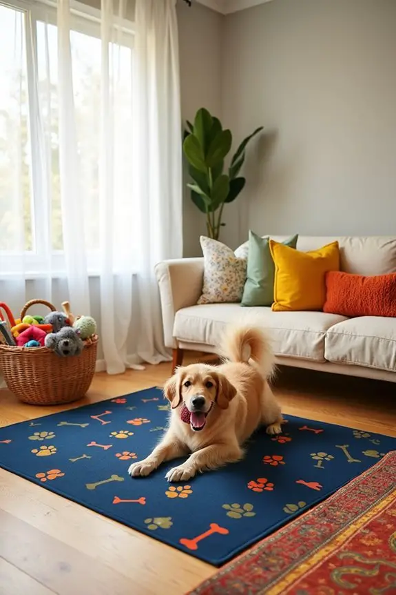 water resistant dog play area
