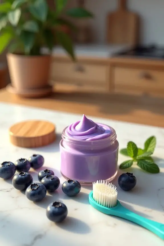 blueberry flavored dog toothpaste