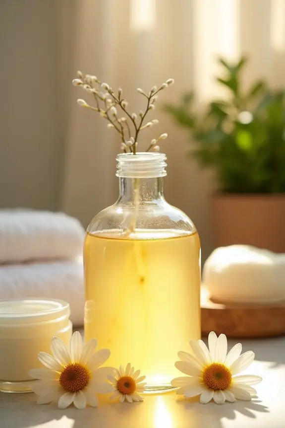 calming chamomile dog rinse