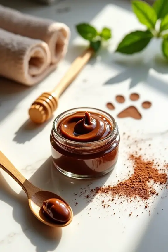 carob honey dog toothpaste