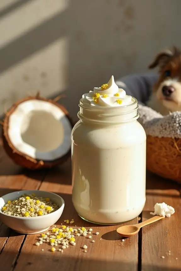 coconut oil for dog care