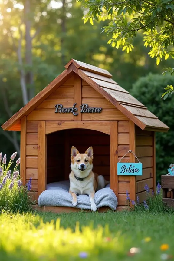 cozy cedar dog house