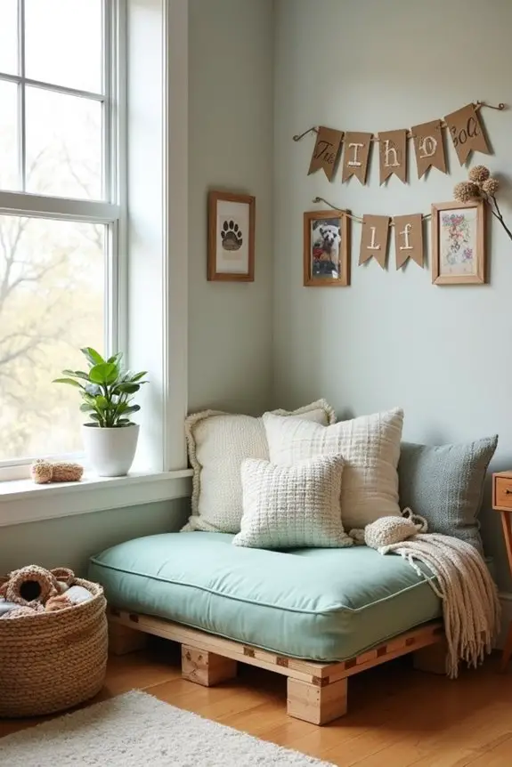 cozy diy dog nook