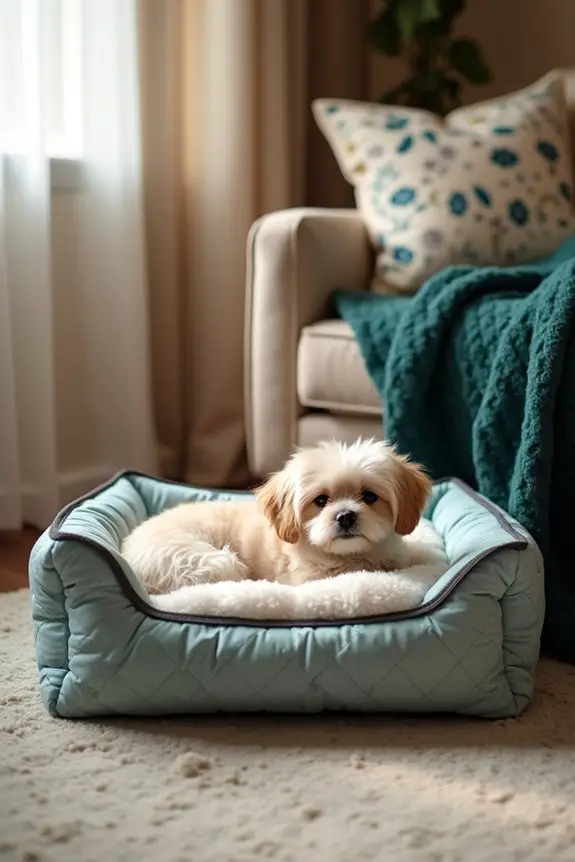 cozy heated dog bed