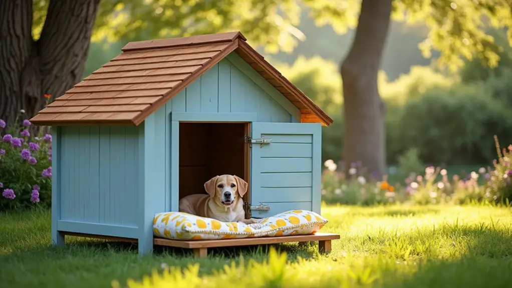creative outdoor dog houses