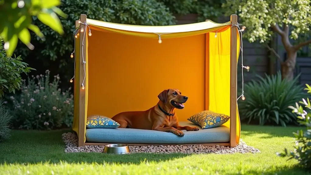 creative outdoor dog kennels