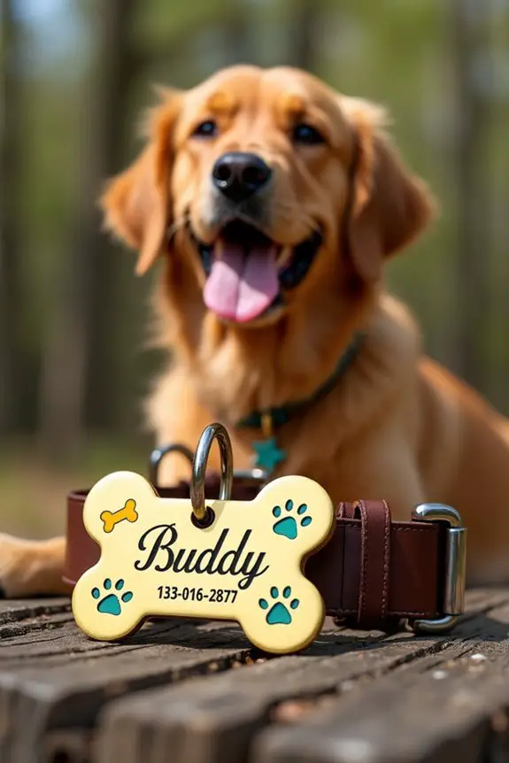 creative personalized dog identification