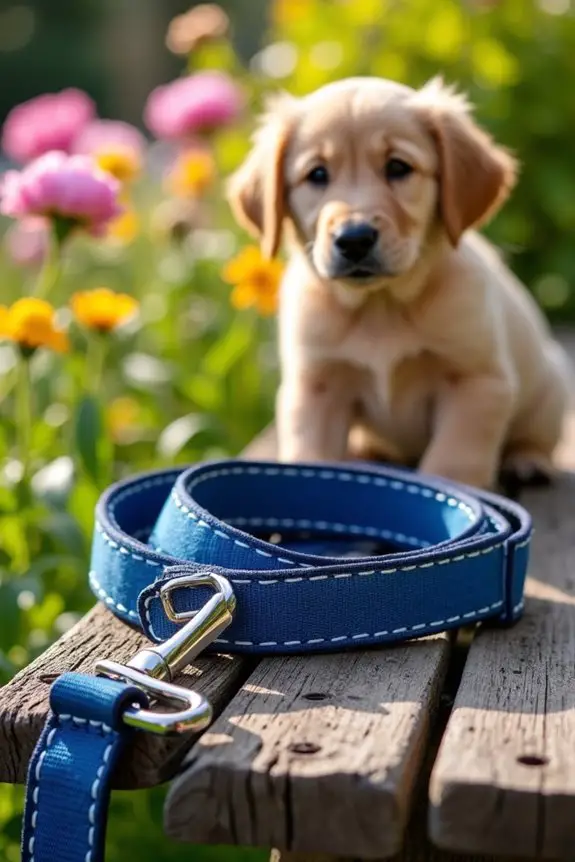 custom sewn dog leashes