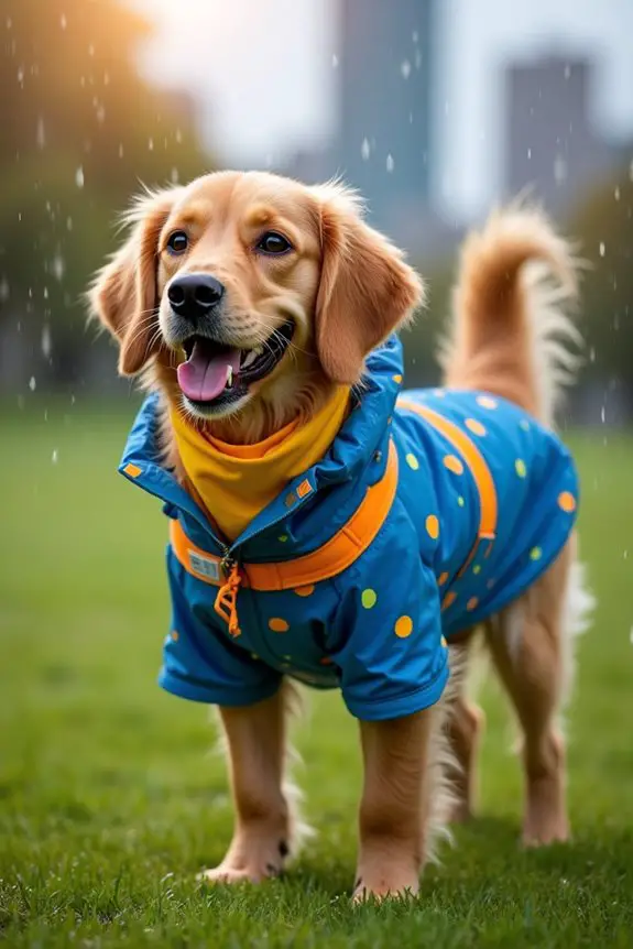 custom waterproof dog jacket