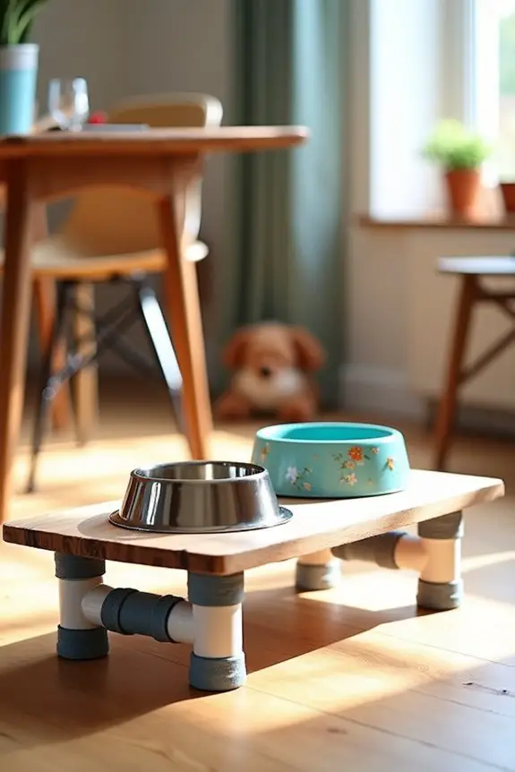 customizable dog bowl stand