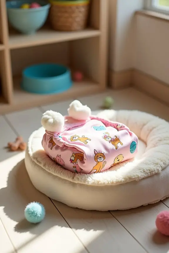 cute cartoon dog diapers
