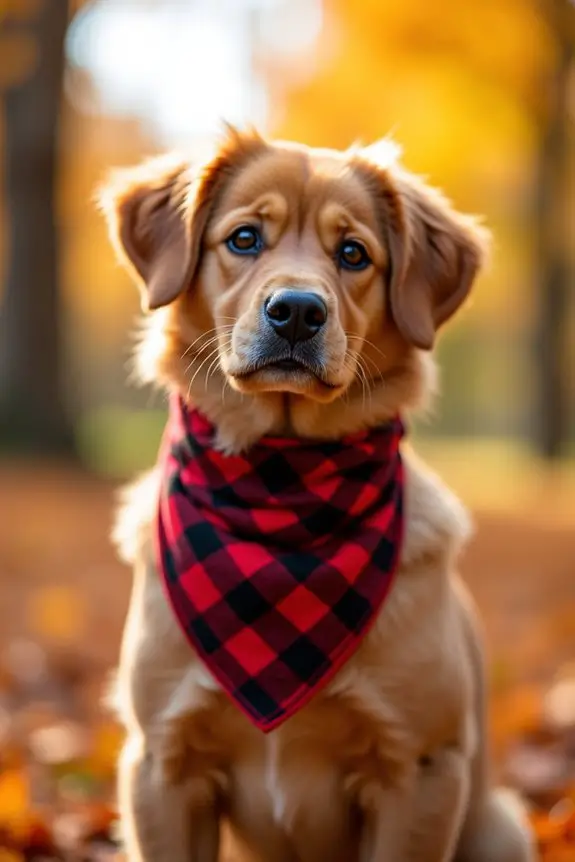 diy cozy plaid bandana