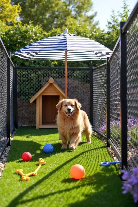 diy dog enclosure project