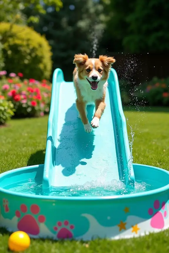 diy dog pool slide