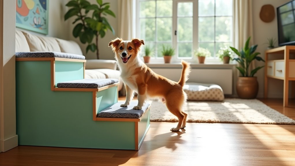 diy dog step designs