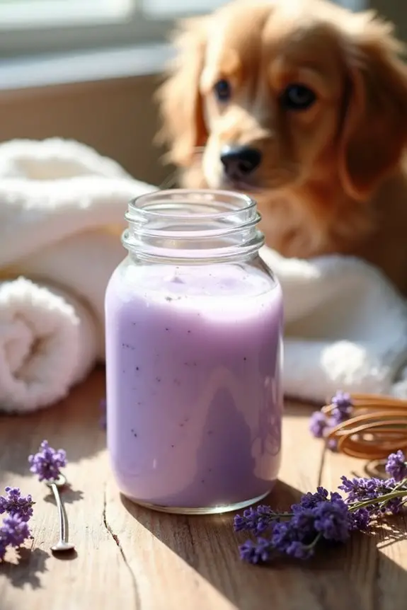 diy lavender dog shampoo