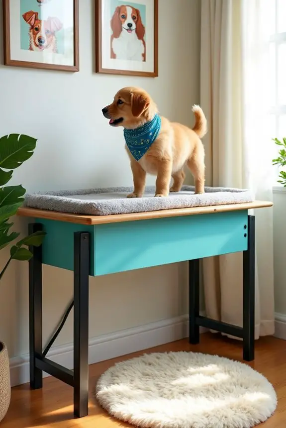 diy portable grooming table