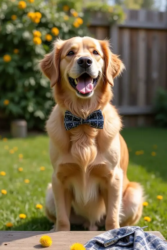 diy stylish dog bowtie