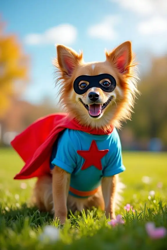 diy superhero dog costume