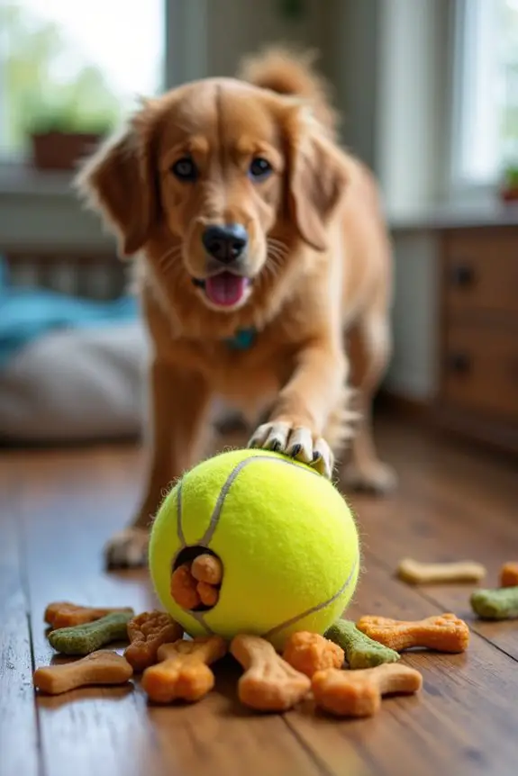 diy treat dispenser ball