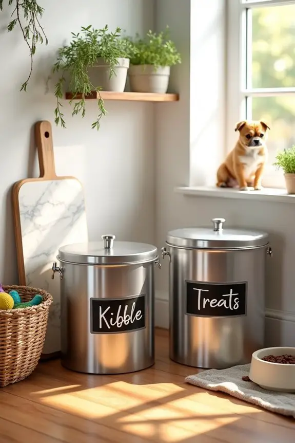 durable airtight dog food storage