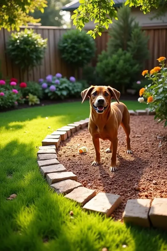 eco friendly dog potty area