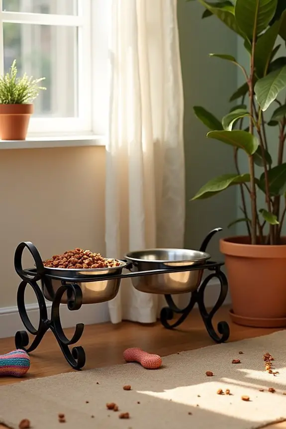elegant diy dog stand