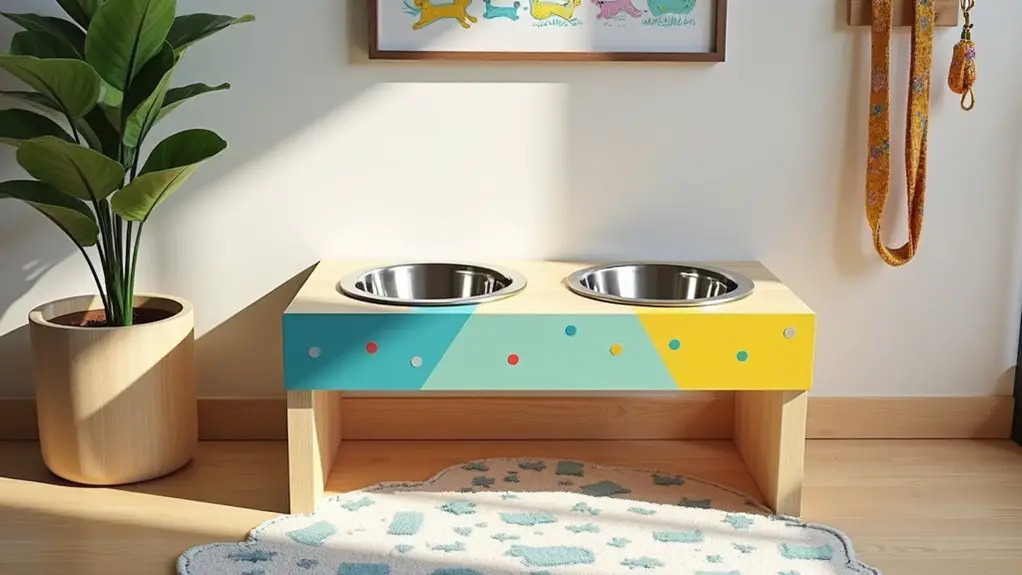 elevated dog bowl designs