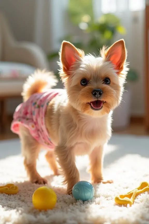 floral print dog diapers