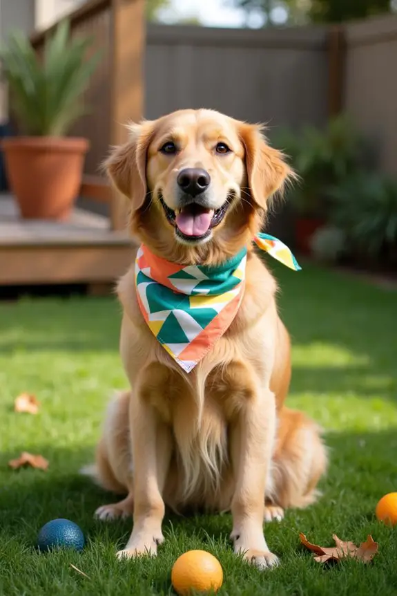 geometric design patterned bandana