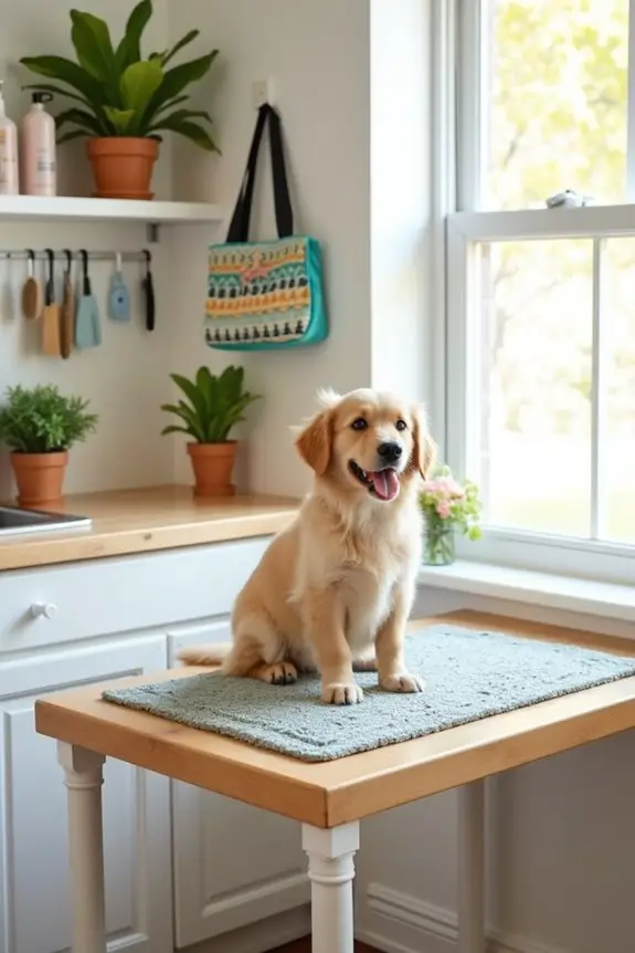 grooming table diy project