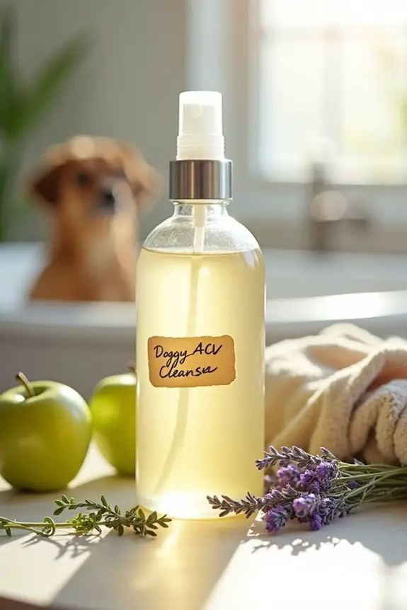 homemade dog coat cleanser
