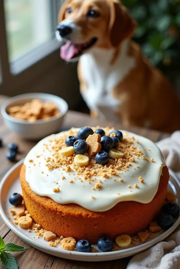 homemade dog friendly cake