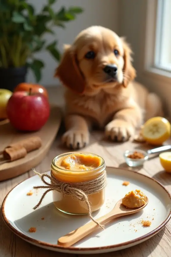 homemade peanut butter dog treats