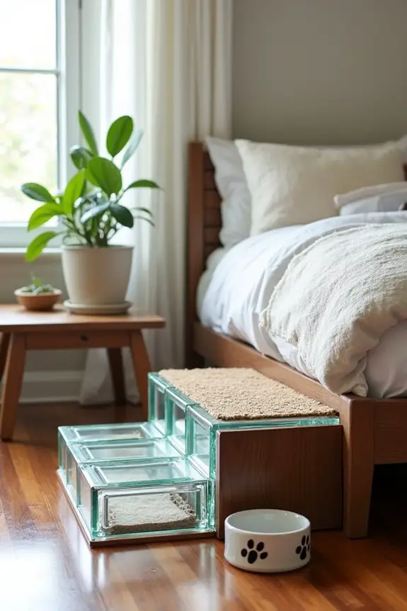 modern diy dog step