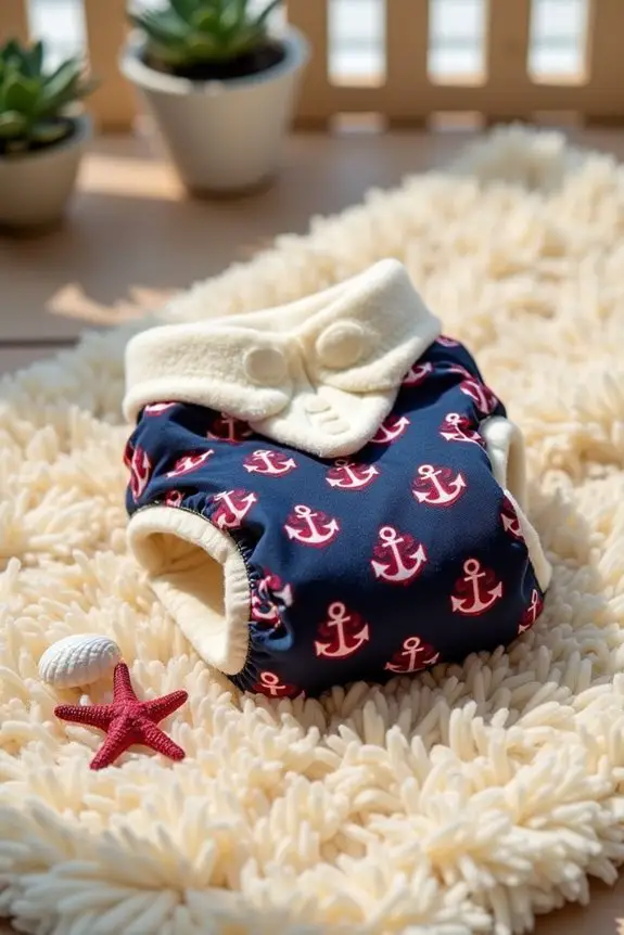 nautical diy dog diaper