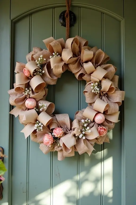 paw print wreath decoration