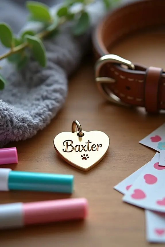 personalized dog tag charm