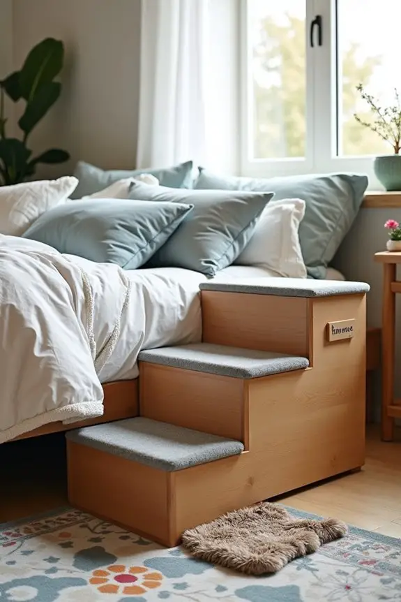portable pet stairs solution