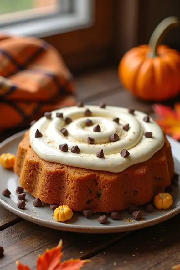 pup friendly pumpkin spice cake