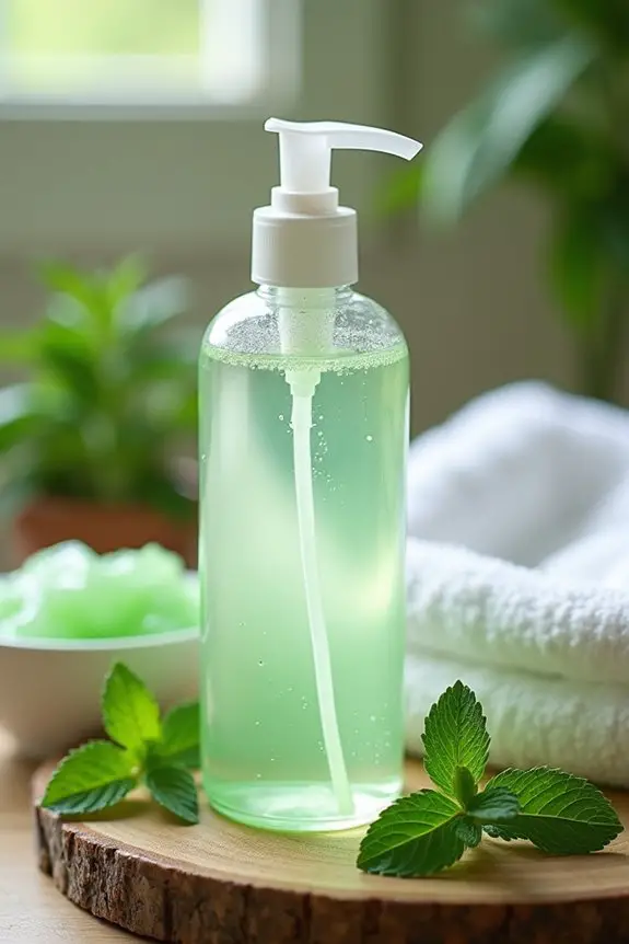 refreshing peppermint dog wash
