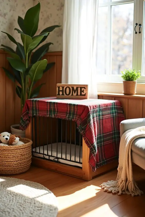 rustic plaid fabric choices