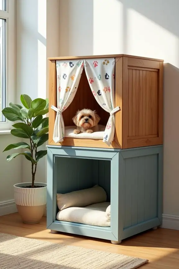 stylish and comfy pet crate