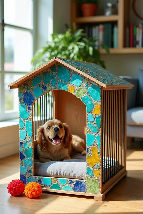 stylish decorative dog cage
