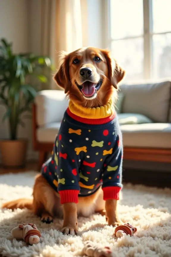 stylish diy dog sweater