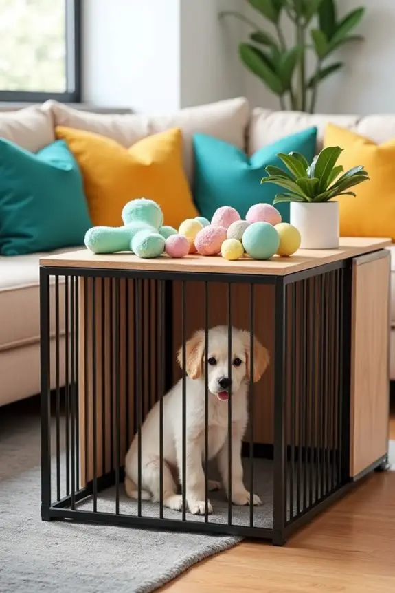 stylish functional dog storage