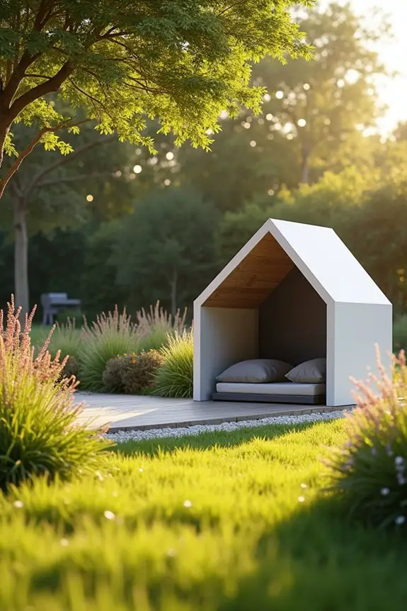 stylish minimalist dog house