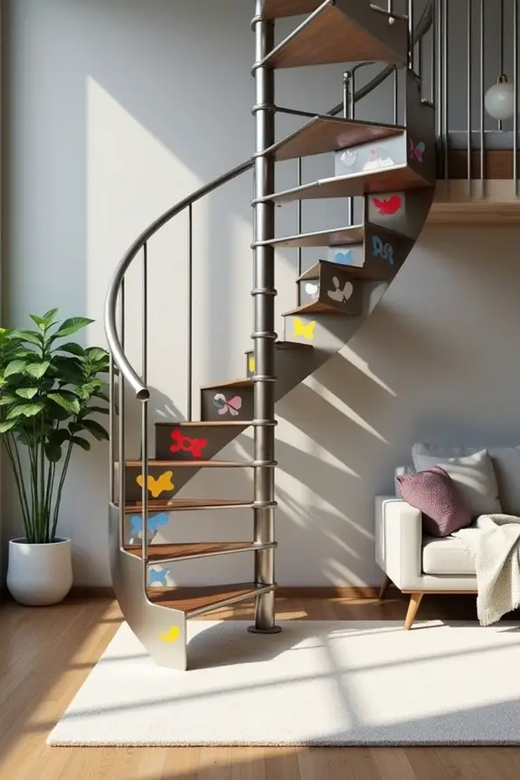 stylish space saving stairs