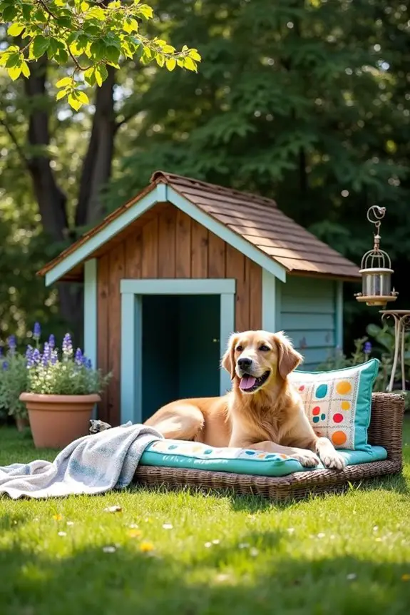 sunny outdoor dog haven